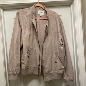 Banana Republic Men’s Beige bomber Jacket